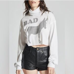 New Recycled Karma Bad Donkey Longsleeve Turtleneck